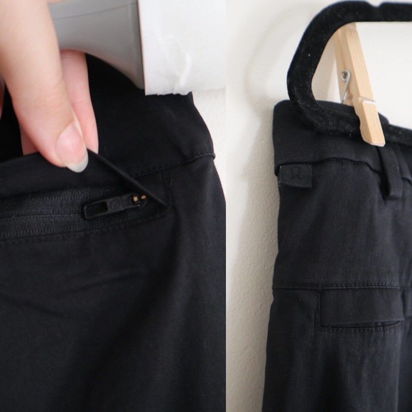Lululemon Men's 34 Commission Pant Classic Swift Cotton M5440S Black - Picture 10 of 11